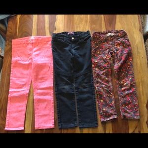 Set of three size 6 girls pants
